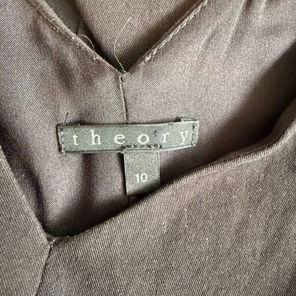 Theory black shift sheath dress size 10 - Picture 4 of 4